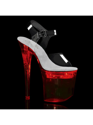 Pleaser LED Illuminated Ankle Strap Platform 25.2cm Flashdance-808-37