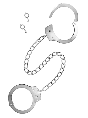 Metal ankle cuffs