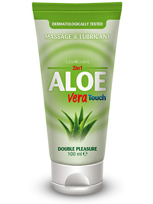 2 in 1 aloe vera touch lubricant gel 100ml