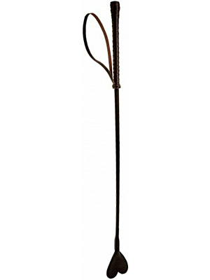 BOUND Nubuck Leather Heart-Shaped Crop