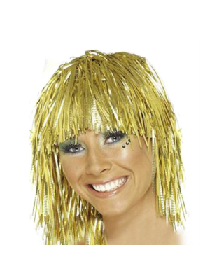 Wig short gold