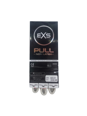 EXS Pull - Non-Latex Condoms - 3 Pieces