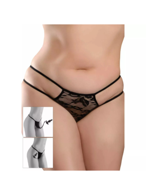 Crotchless PleasurePearl +Size