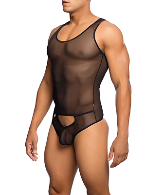 MOB Sexy Sheer Body Black-LXL