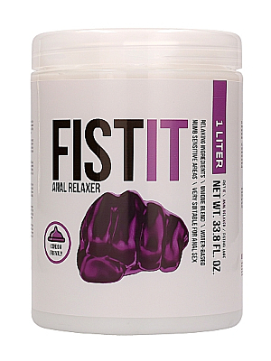 Fist It Anal Relaxer Water-Based Lubricant 1000ml - Shots Media