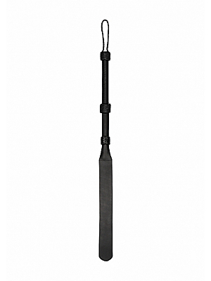 Heavy Duty Double Tailed Whip Flogger - Black
