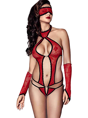 Underwear-Ashley red body-M
