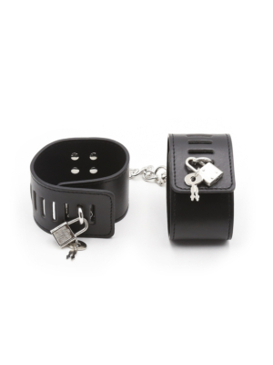 Adjustable Hand / Ankle Cuffs With Lock Black