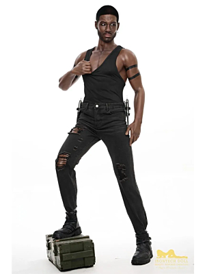 Silicone Black Male Love Doll 176cm M7 Bill