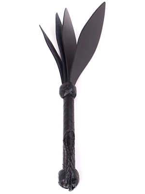 3-Fold Spade Slaper - Black Leather