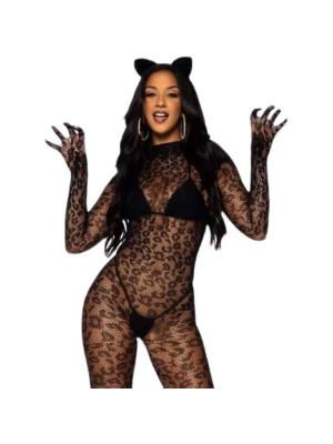 Cat-Bunny Suit Black BodyStockings