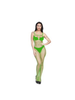 Fishnet Bodytockings Green