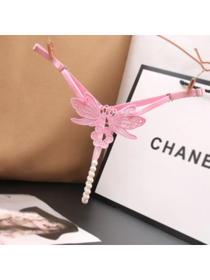 Sexy Pearl Underwear String Pink