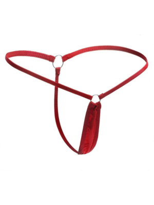Low Waist Thong-String Red-2XL