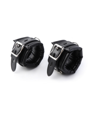 Deluxe Lockable Leather Wrist Cuffs