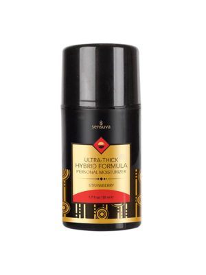 Ultra-Thick Hybrid Personal Moisturizer Lubricant 50ml (Strawberry) - Sensuva
