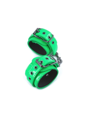 Ns Novelties Electra Wrist Cuffs Green