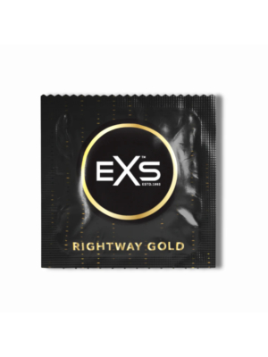 EXS Rightway Gold Condoms 1pcs