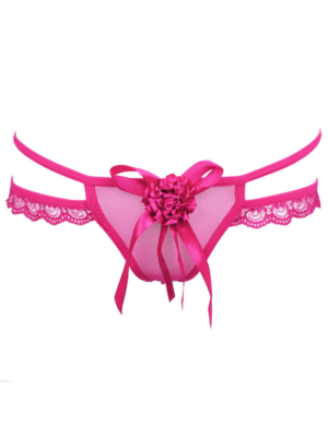 flower Mesh T-back G-string 