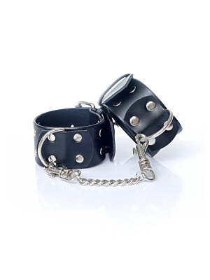 Handcuffs with studs 4 cm (Vegan Leather)