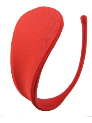Strapless C-String Bikini, Red, S-L