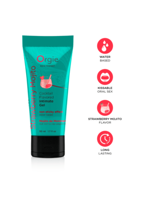 ORGIE - LUBE TUBE COCKTAIL STRAWBERRY MOJITO 50 ML