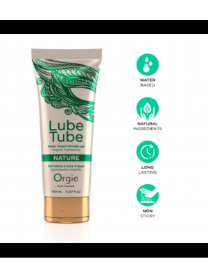 Lube Tube Water-Based Personal Lubricant Nature 150ml - Orgie