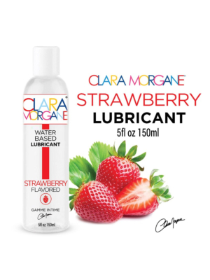 Edible Water Based Lubricant Strawberry 150ml - Clara Morgane 