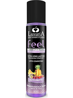Luxuria Feel Long Lasting Water Based Lube Tutti Frutti 60 ml