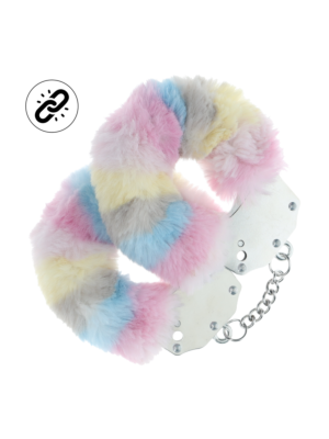 Heavy-duty Fluffy Handcuffs - Multicolor 2