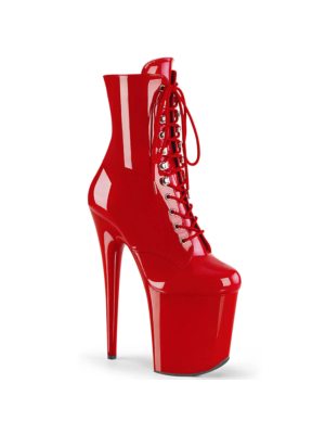 Pleaser Ankle Boot Flamingo-1020 Red 25.2cm-40