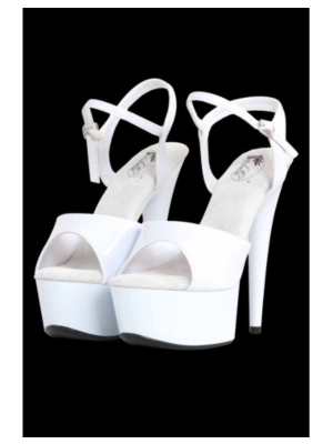 SGS55V (Plateforme (talon 14cm) - Pointure 42 – Blanc)