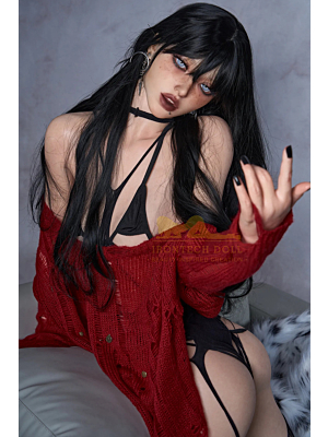 Silicone Skinny Body Piercings Sex Doll 161M B2 Natural Vanessa
