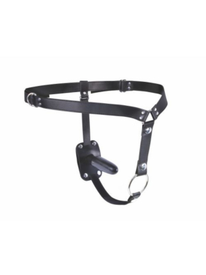 Harness for DildoStrap On X Joyride and Anal Plug Black