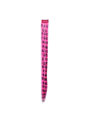 Aprox. 40cm Pink Leopard Print Hair Highlights/ Extensions