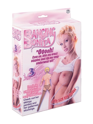 Nanma Banging Bonita Life Size Love Doll With 3 Penetrating Holes Pink OS