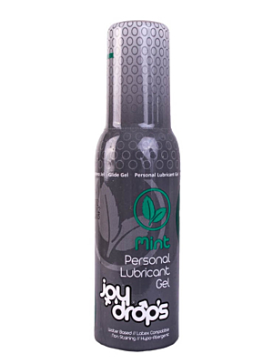 Mint Personal Water-Based Lubricant Gel (100ml) - Joydrops