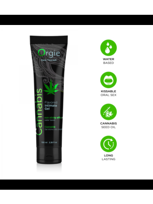 Intimate Gel Lube Tube Cannabis 100 ml